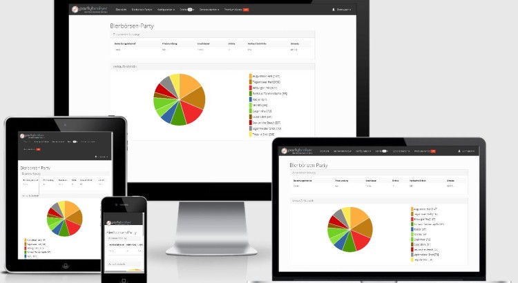 The web app runs in any browser